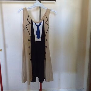Hot Topic Supernatural Castiel Skater Dress